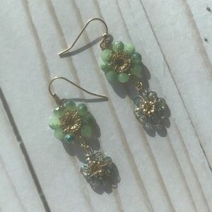NWT jm Beaded Dangle Earrings